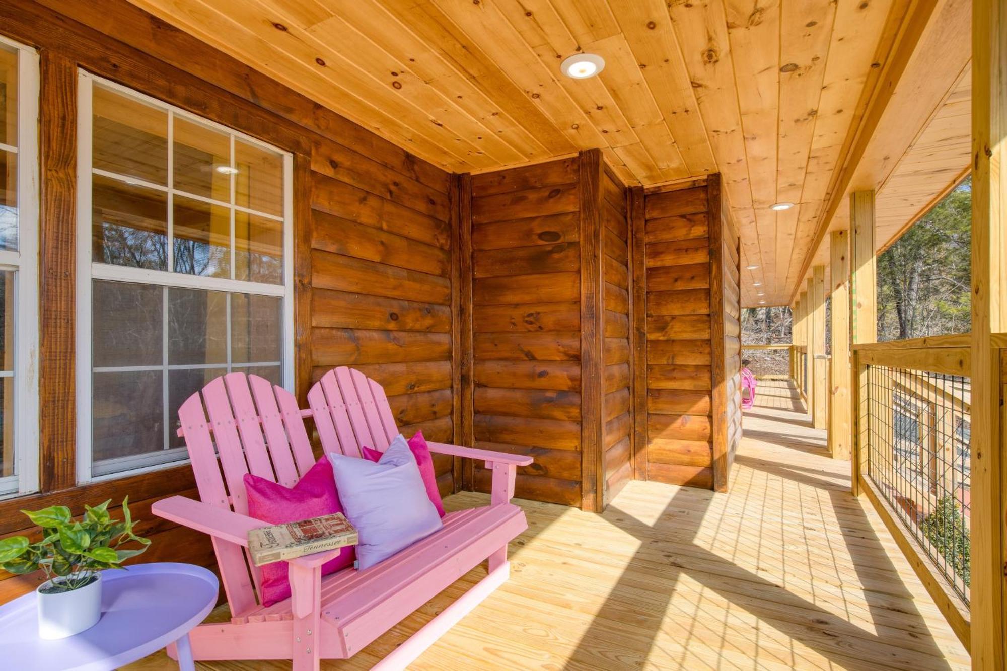 Pink Pines Avantstay Luxury Aesthetic Dream Home Indoor Pool Hot Tub Pigeon Forge Extérieur photo