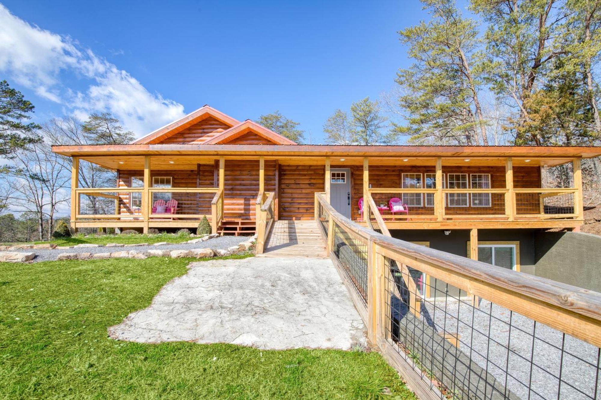 Pink Pines Avantstay Luxury Aesthetic Dream Home Indoor Pool Hot Tub Pigeon Forge Extérieur photo