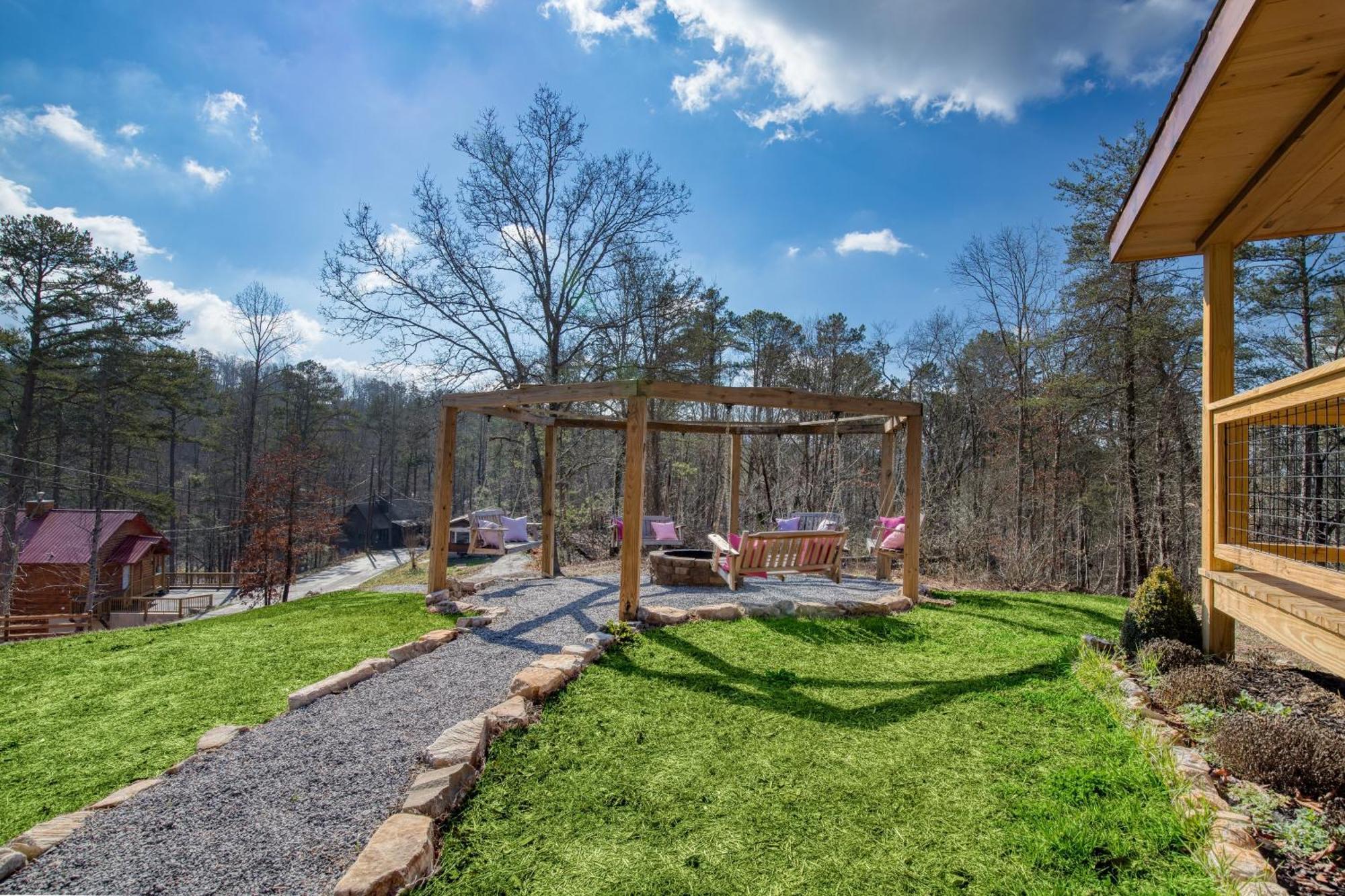 Pink Pines Avantstay Luxury Aesthetic Dream Home Indoor Pool Hot Tub Pigeon Forge Extérieur photo