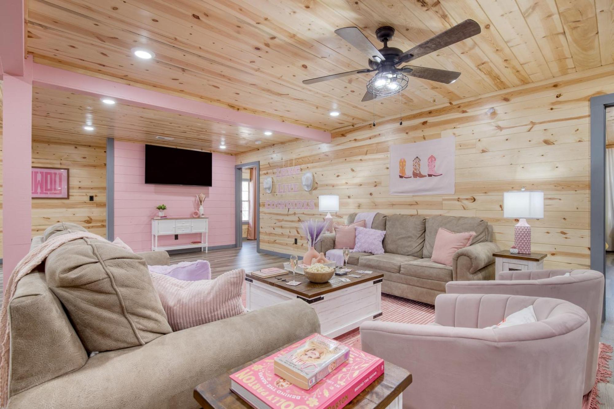 Pink Pines Avantstay Luxury Aesthetic Dream Home Indoor Pool Hot Tub Pigeon Forge Extérieur photo