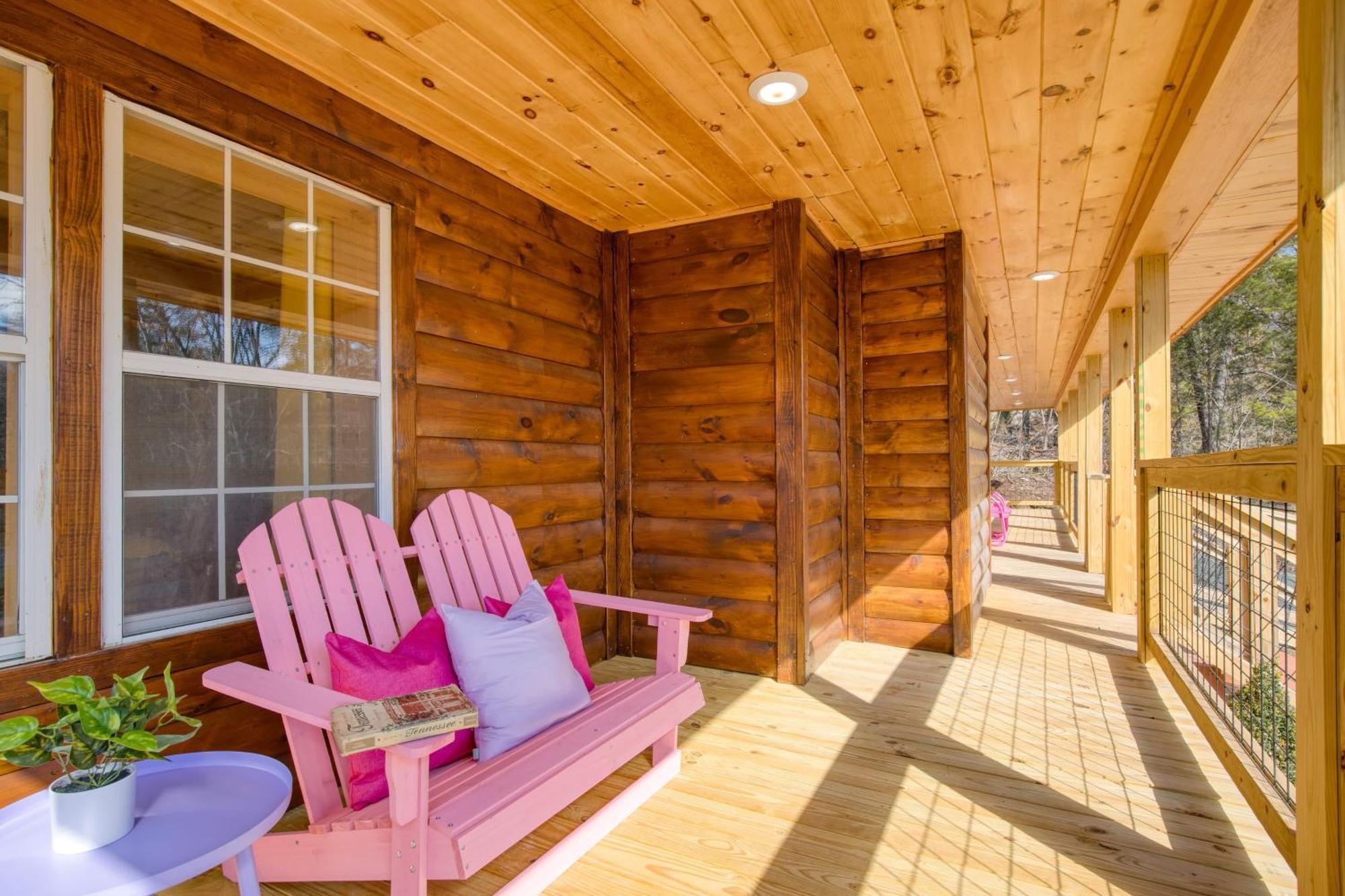 Pink Pines Avantstay Luxury Aesthetic Dream Home Indoor Pool Hot Tub Pigeon Forge Extérieur photo
