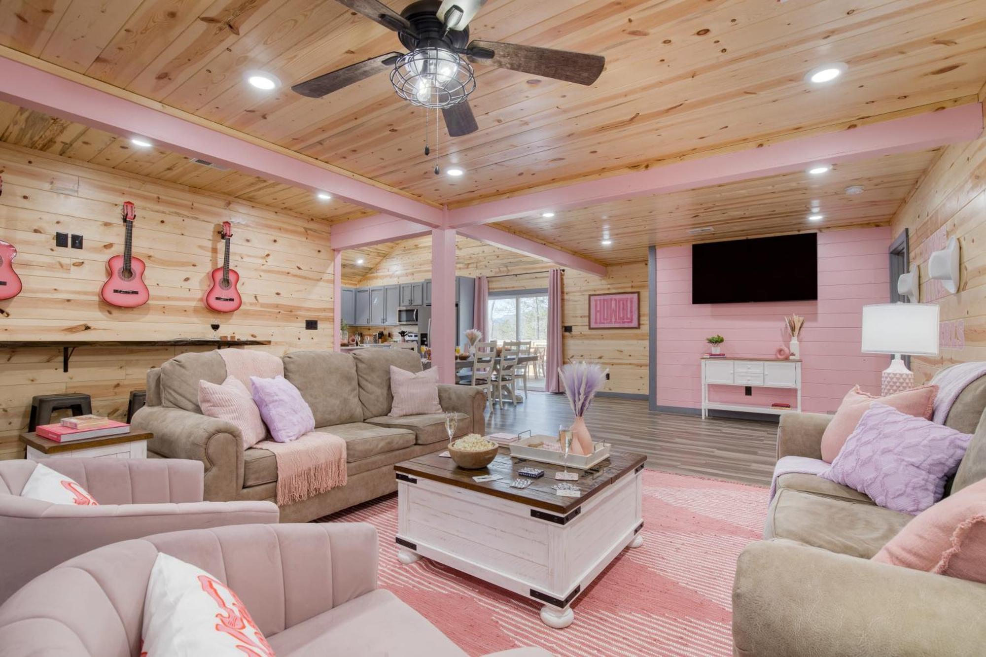 Pink Pines Avantstay Luxury Aesthetic Dream Home Indoor Pool Hot Tub Pigeon Forge Extérieur photo